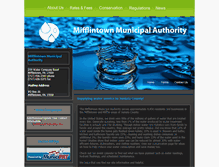 Tablet Screenshot of mifflintownwater.com